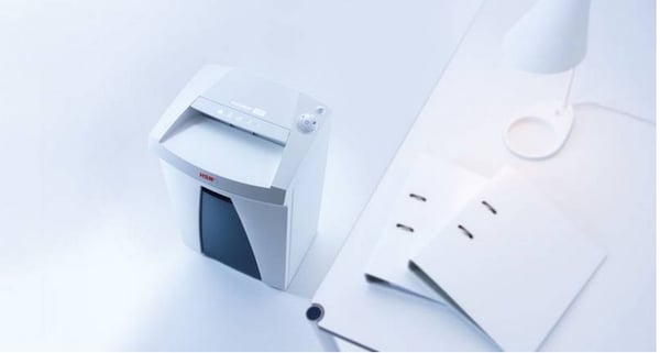 HSM Securio B22 papirmakulator Delvist makulering 57 dB 24 cm Hvid