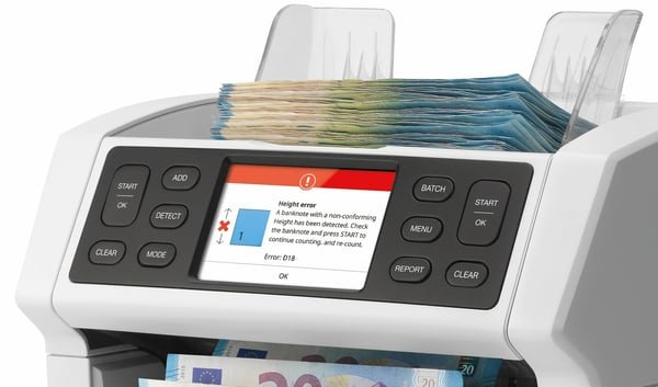 Pikkukuva 7 / 8: Safescan 2865-S Kolikkolaskuri Valkoinen
