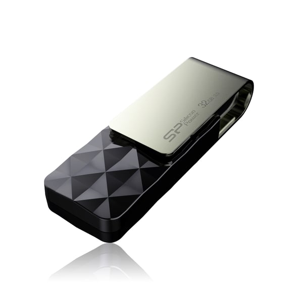 Pikkukuva 1 / 9: Silicon Power Blaze B30 USB-muisti 32 GB USB A-tyyppi 3.2 Gen 1 (3.1 Gen 1) Musta