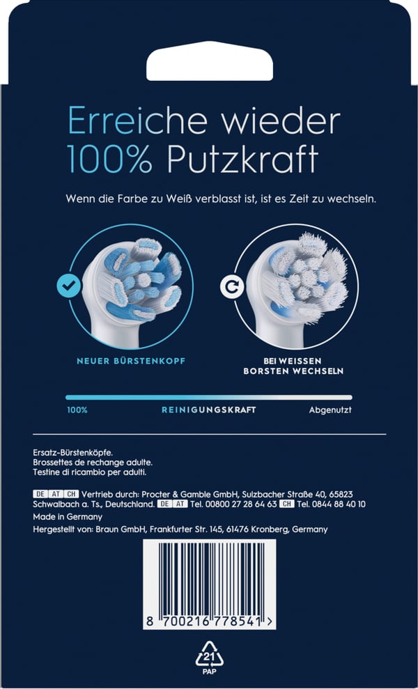 Oral-B iO Ultimate Clean, 8 kpl pakkaus
