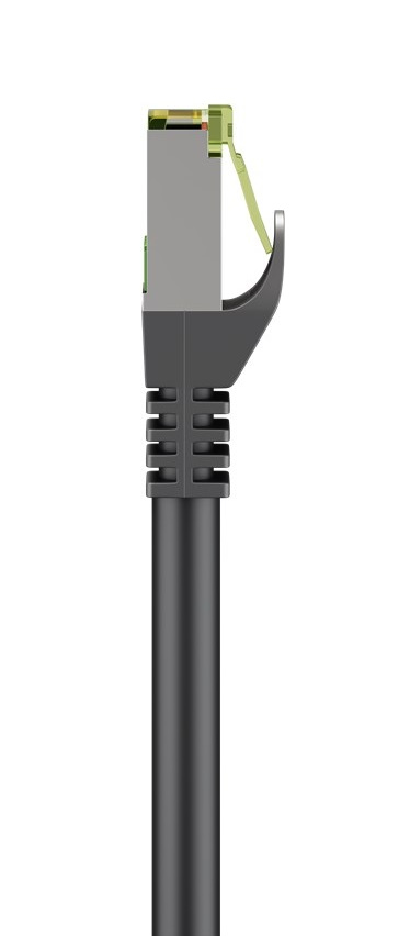 Goobay 61097 netværkskabel Sort 7,5 m Cat8.1 S/FTP (S-STP) Rund