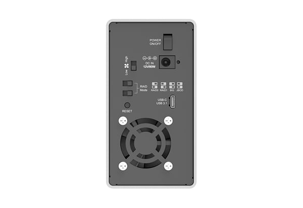 Miniatyrbillede 2 af 5: Raidon GR3660-BA31 disk array 0 TB Desktop Sort