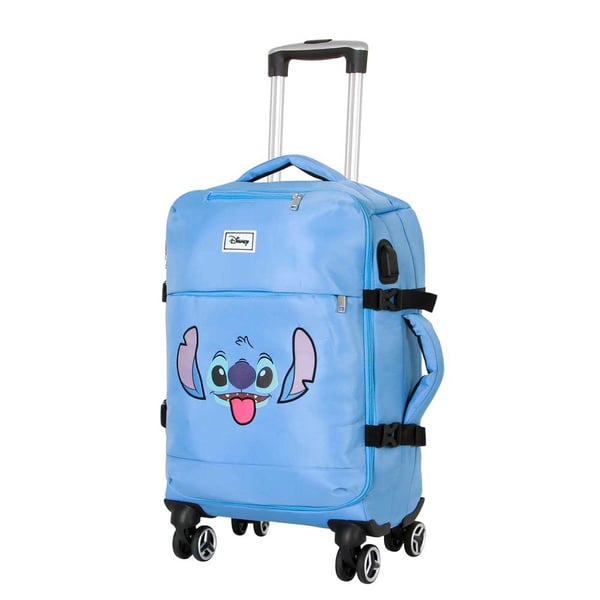 Karactermania Lilo and Stitch Face Resväska Mjukt skal Blå
