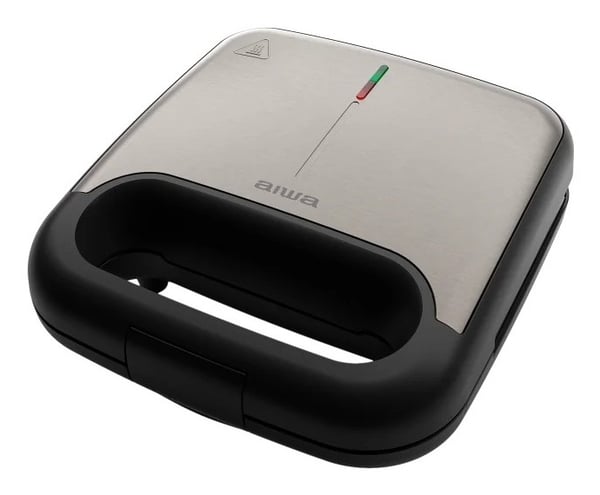 Aiwa TETSU voileipägrilli 750 W Ruostumaton teräs, Musta