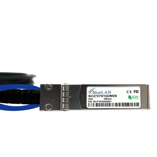 Miniatyrbillede 5 af 5: BlueOptics R9F93A-BL InfiniBand og fiberoptisk kabel 5 m SFP28 Turkisfarve