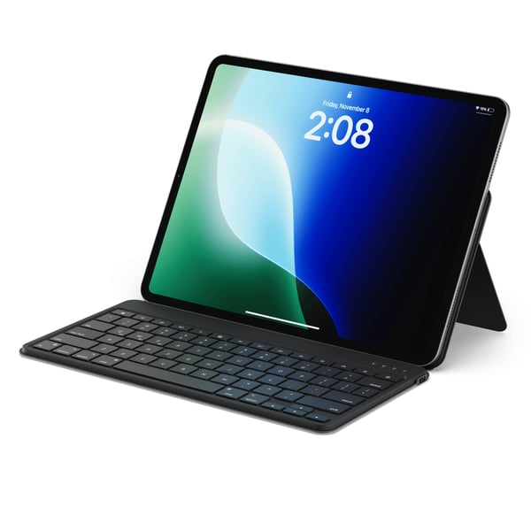 Satechi OntheGo QWERTY Engelsk Bluetooth Sort