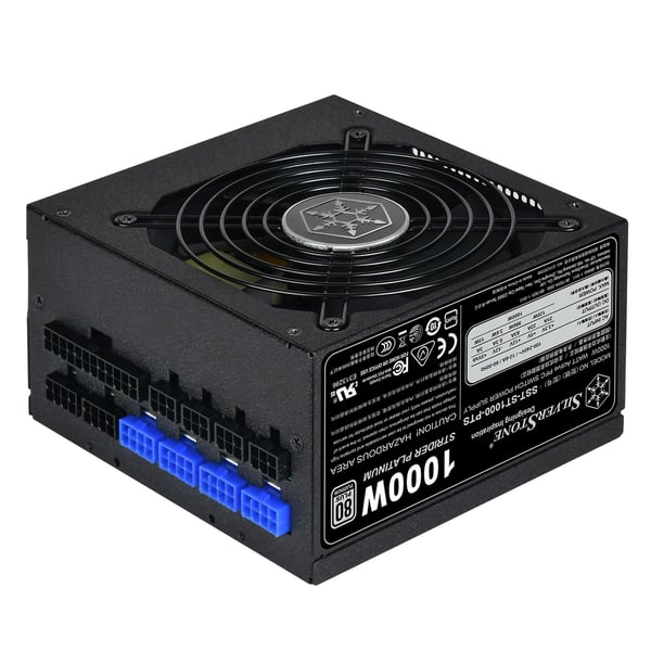Pikkukuva 3 / 18: Silverstone SST-ST1000-PTS virtalähdeyksikkö 1000 W 20-pin ATX ATX Musta