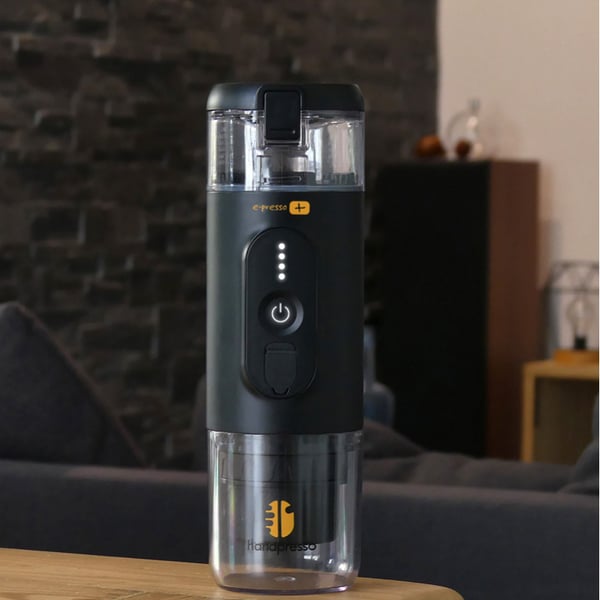 Handpresso E-Presso Plus Musta, Läpinäkyvä