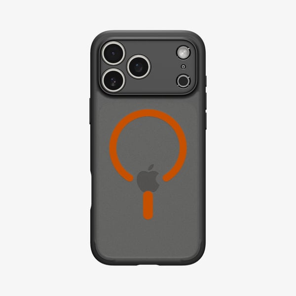 Spigen Ultra Hybrid (MagFit) mobiltelefonfodral 16 cm (6.3") Mobilskal Svart, Orange