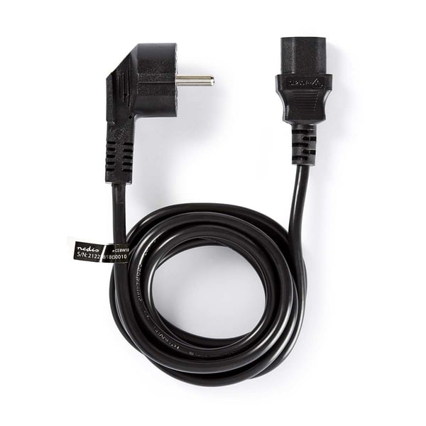 Miniatyrbillede 2 af 4: Nedis CEBW10000BK20 strømstik C13 Sort 2P+E