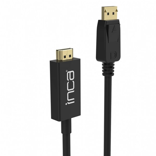Inca IDPH-18T videokaapeli-adapteri 1,8 m DisplayPort HDMI-tyyppi A (vakio) Musta