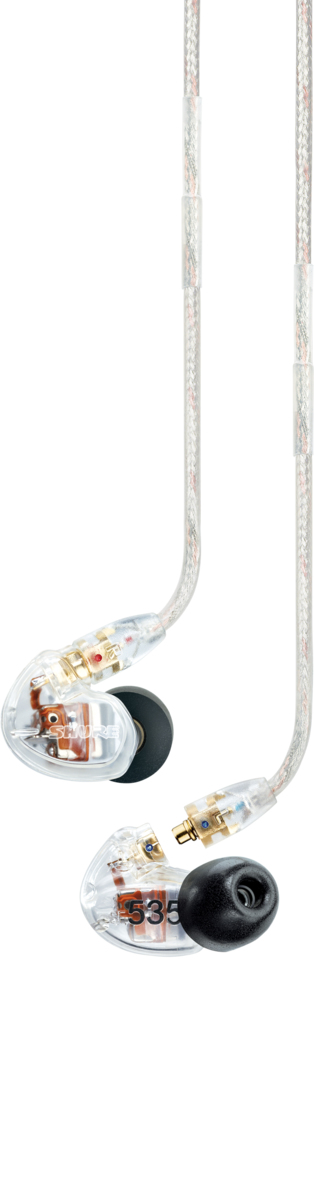 Shure SE535 Headset Kabel I öra Scen/studio Transparent