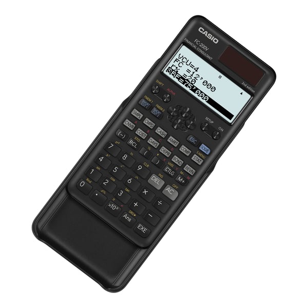 Casio FC-200V-2 regnemaskine Desktop Finansiel Sort