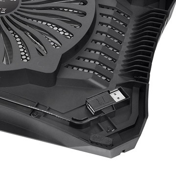 Miniatyrbillede 9 af 10: Thermaltake Massive V20 køling til laptop 43,2 cm (17") Sort