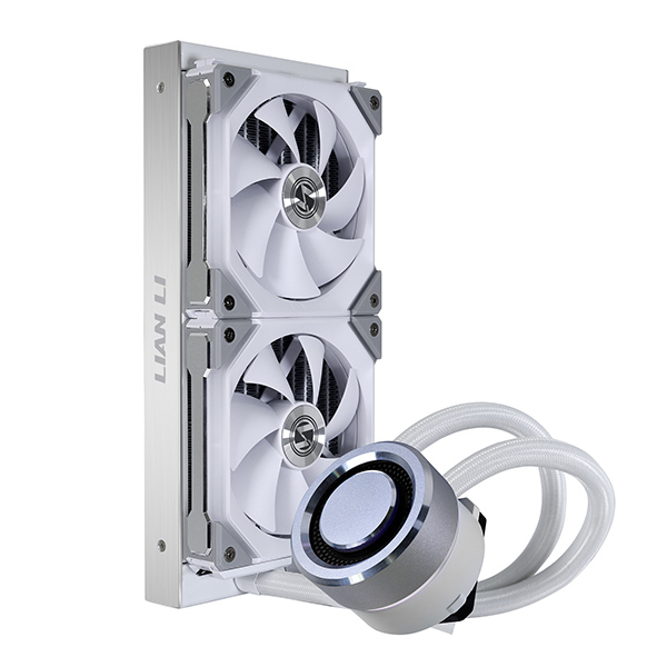 Miniatyrbillede 2 af 2: Lian Li G89.GA240SLA.00 Computerkølesystem Processor Alt-i-en væskekøler 24 cm Sølv 1 stk