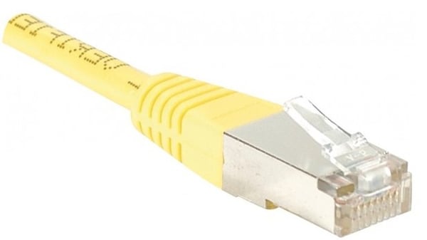 Dexlan RJ-45 Cat5e M/M 10m netværkskabel Gul F/UTP (FTP)