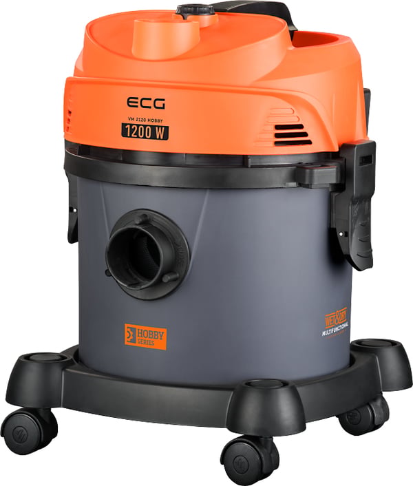 ECG VM 2120 støvsuger 12 L Tromle vakuum Tør&våd 1200 W Kombi