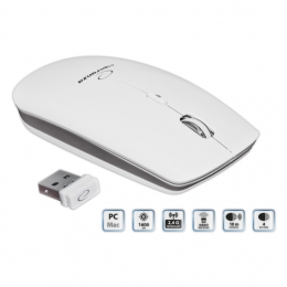 Esperanza EM120W hiiri Office Langaton RF Optinen 2400 DPI
