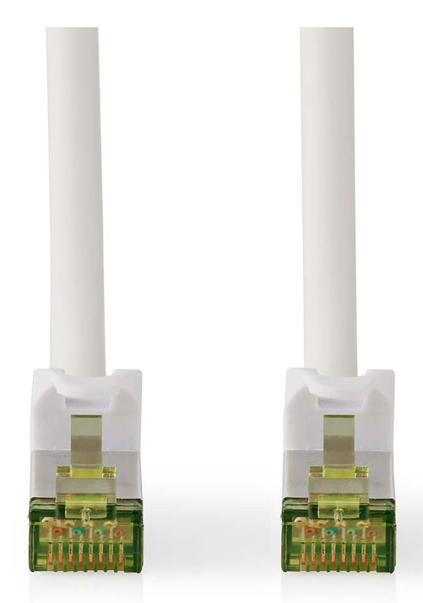 Miniatyrbild 3 av 3: Nedis CCGL85420WT05 nätverkskablar Vit 0,5 m Cat7 S/FTP (S-STP)