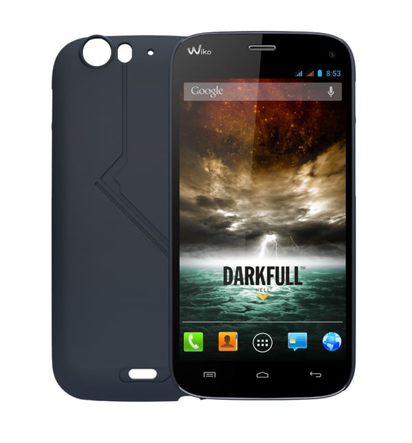 Wiko 101082 mobiltelefon etui 12,7 cm (5") Cover Blå