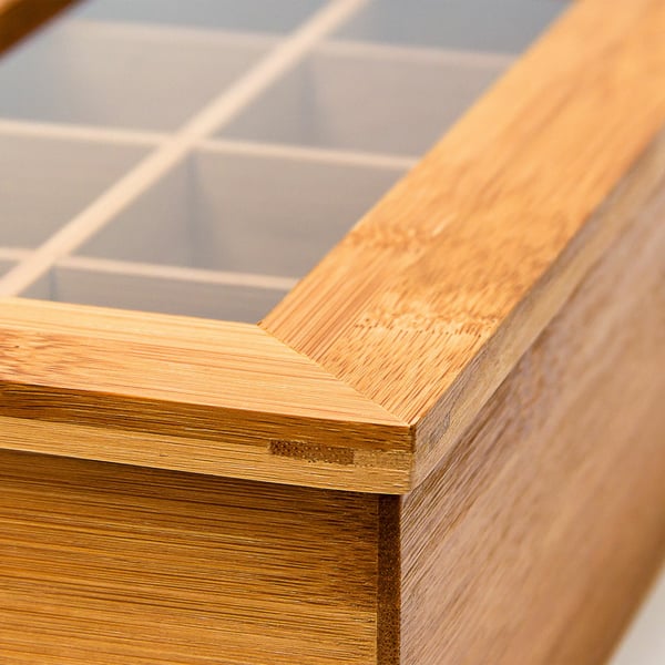 Miniatyrbillede 7 af 7: Relaxdays 10019145_408 te kasse Bamboo, Plast