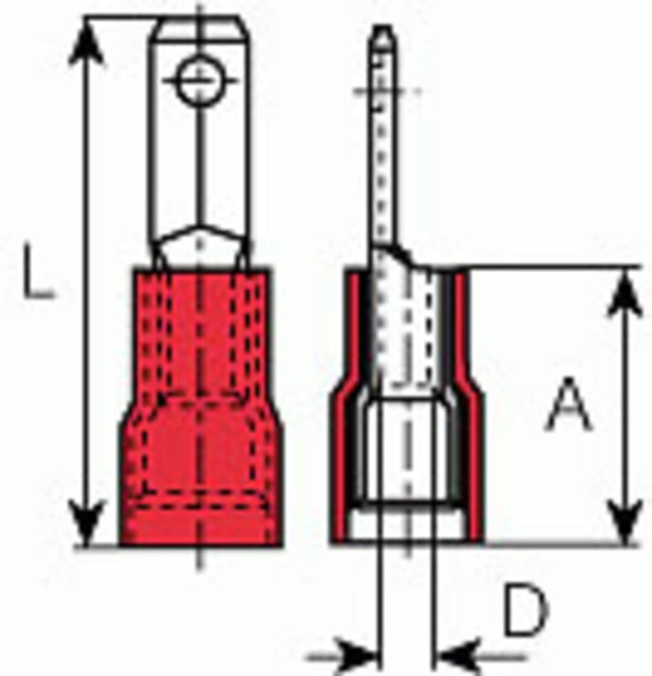 Miniatyrbillede 2 af 3: Vogt 391308 elektrisk stikforbindelse
