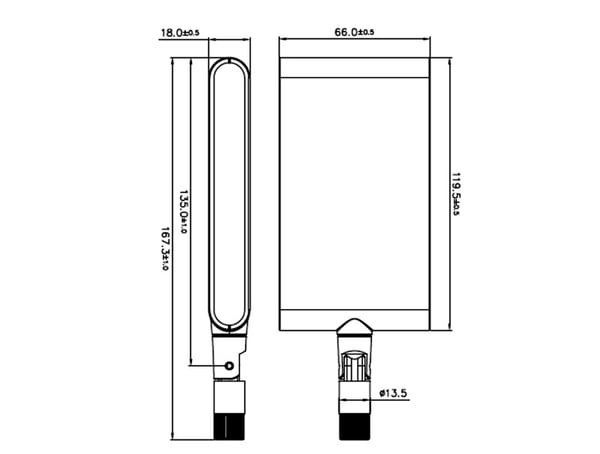 DeLOCK 88904 nätverksantenner Riktantenn RP-SMA 10 dBi