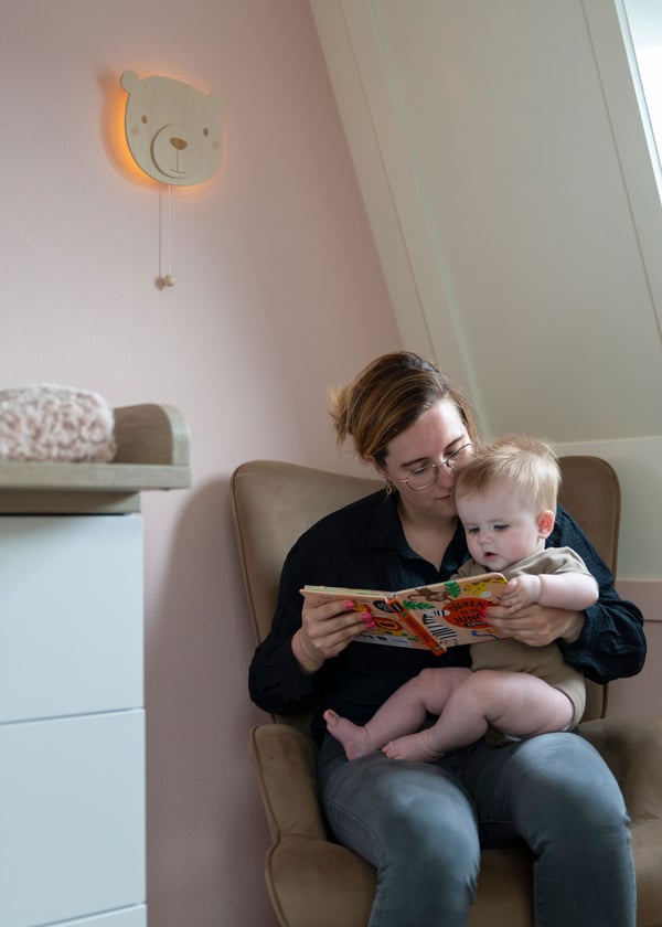 Miniatyrbild 4 av 9: Baby's Only BO-840.839.200.50 babynattlampor Vägg Trä LED