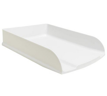 Exacompta 11113D skrivbordskorgar Plast Vit