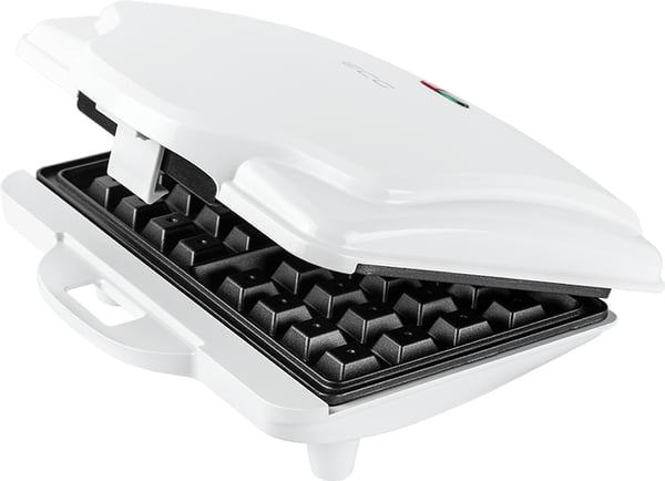 Miniatyrbillede 2 af 5: ECG S 1370 vaffeljern 2 vaffel/vafler 700 W Hvid