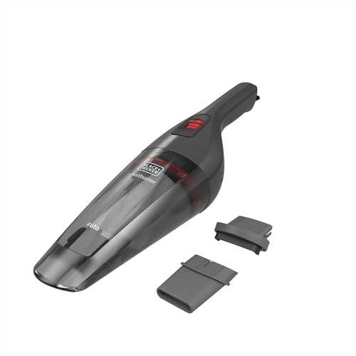Miniatyrbild 1 av 8: Black & Decker NVB12AVA-XJ handdammsugare Grå, Röd Utan påse
