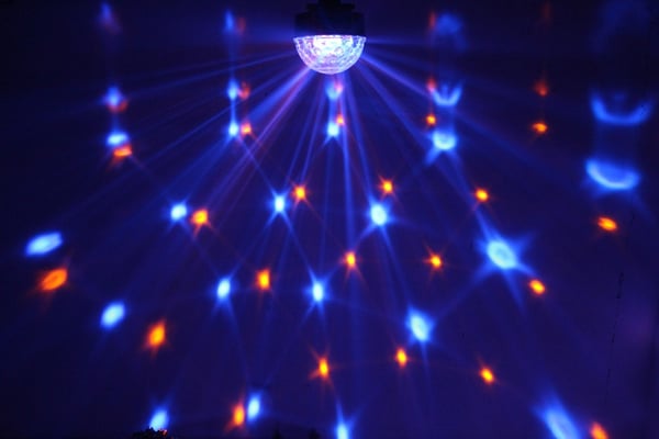 Miniatyrbild 4 av 6: MAX Music Magic Jelly DJ Ball Lämplig för inomhusbruk Disco stroboskop Svart, Grön