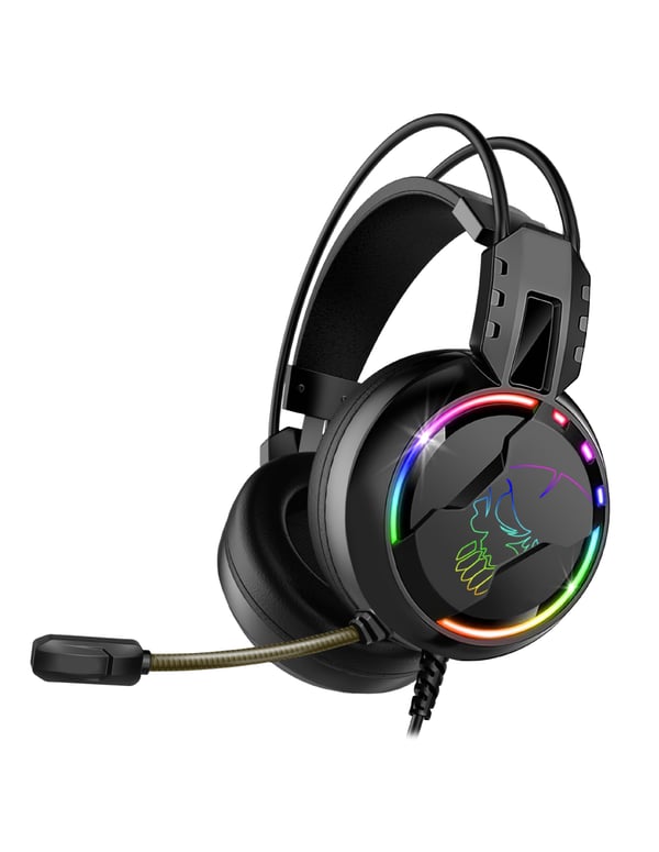 Spirit of Gamer PRO-H7 Kuulokkeet Langallinen Pääpanta Pelaaminen USB A-tyyppi Musta