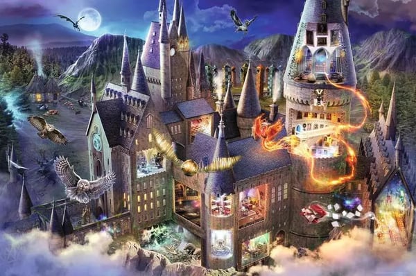 Ravensburger Hogwarts Interior Puslespil 3000 stk Fantasy