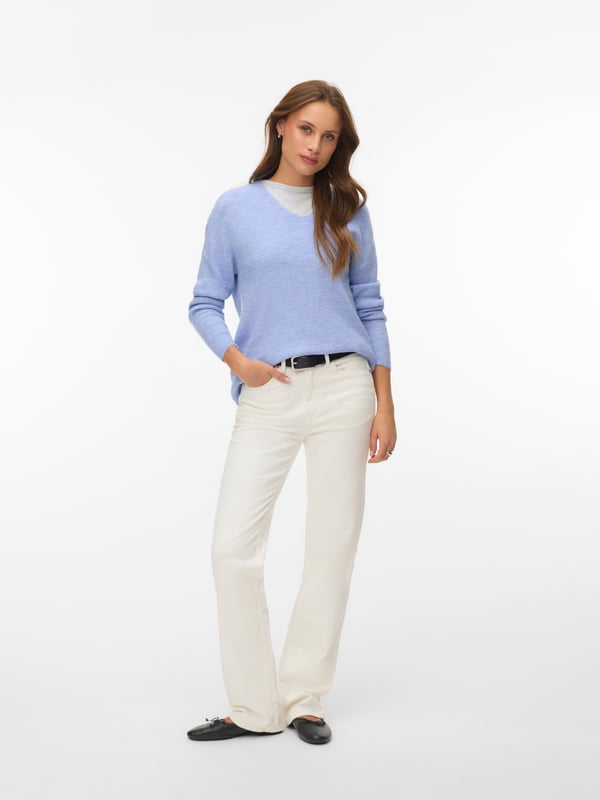 Vero Moda VMCREWLEFILE Knitted pullover