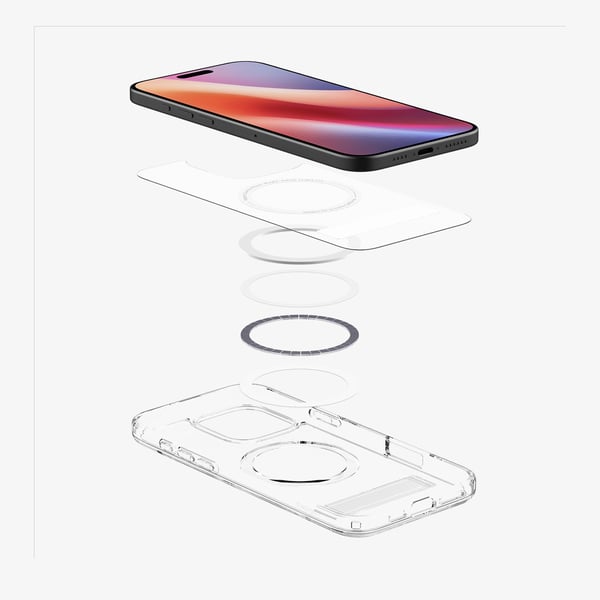Spigen Ultra Hybrid S (MagFit) mobiltelefon etui 16 cm (6.3") Cover Transparent
