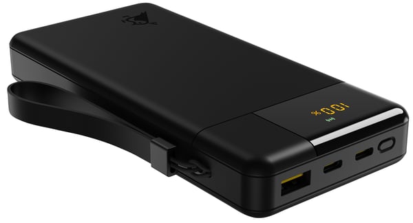 Miniatyrbillede 5 af 6: Aqiila Powerbird B20 Lithium polymer (LiPo) 20000 mAh Sort