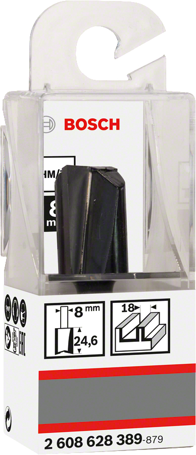 Bosch 2 608 628 389 jyrsinterä Suora terä 1 kpl