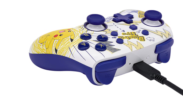 PowerA Nano Enhanced Violet, Hvid, Gul Bluetooth Gamepad Analog/digital Nintendo Switch, Nintendo Switch Lite, Nintendo Switch OLED