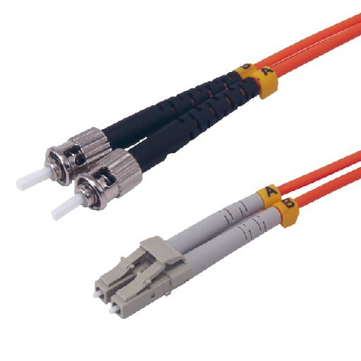 MCL 1m LC/ST InfiniBand- ja kuituoptiikkakaapeli Oranssi
