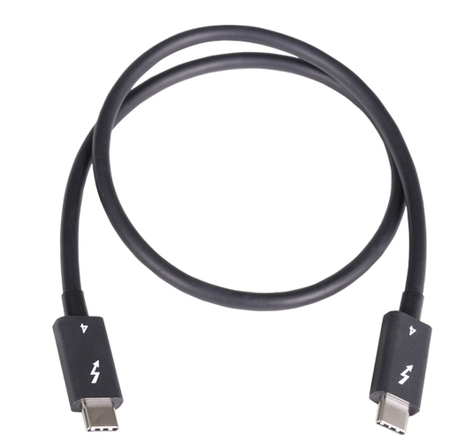 Miniatyrbillede 1 af 2: Sonnet TCB-TB4-05M Thunderbolt kabel 0,5 m 40 Gbit/sek. Sort