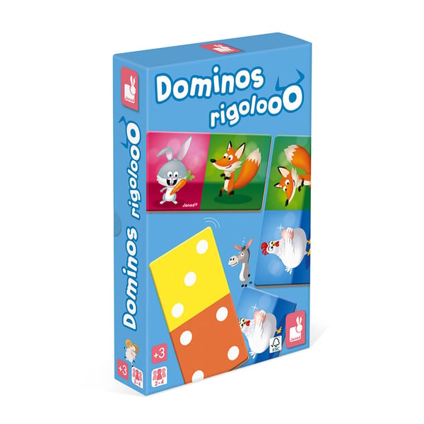 Pikkukuva 2 / 6: JANOD Dominoes Game - Dominos Rigolooo