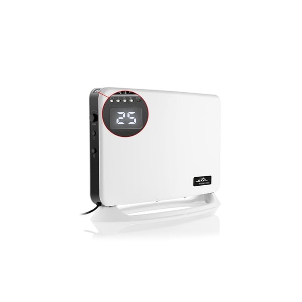 Miniatyrbillede 3 af 4: Eta Warmie Digi Indendørs Sort, Hvid 2000 W