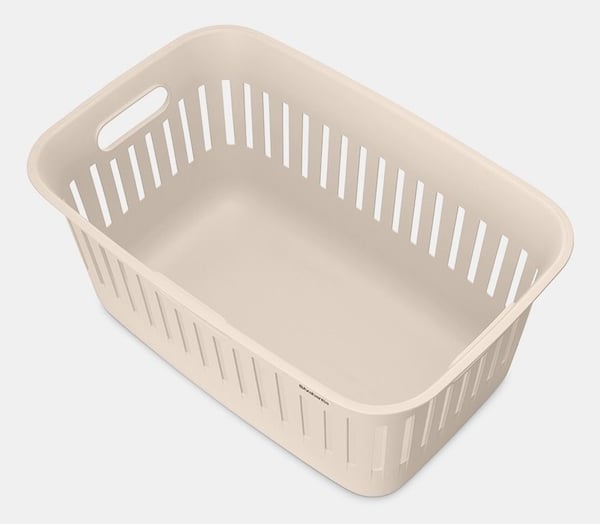 Miniatyrbillede 2 af 9: Brabantia Collect-It vasketøjskurv 40 L Rektangulær Genanvendt plast Beige