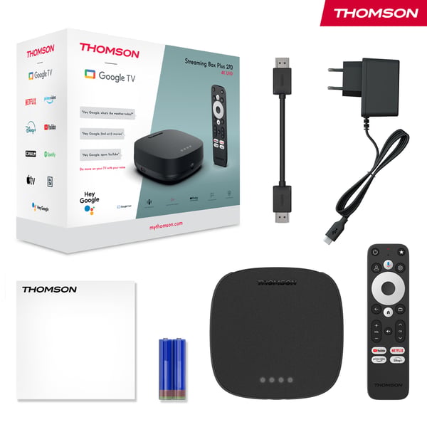 Miniatyrbillede 2 af 9: Thomson BOX PLUS 270G Smart TV boks Grå 4K Ultra HD 32 GB Wi-Fi Ethernet LAN