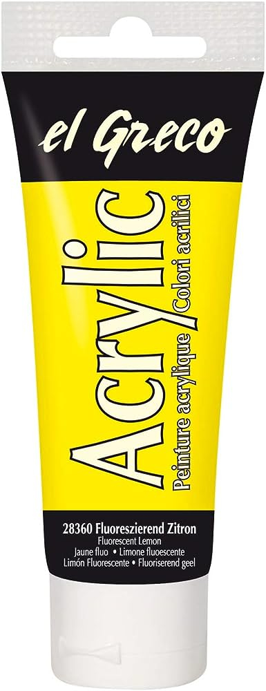 KREUL 28360 akrylmaling 75 ml Gul Rør