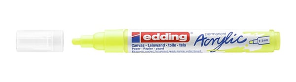 Edding 5300 acrylic marker fine markeringspennor Gul 1 styck