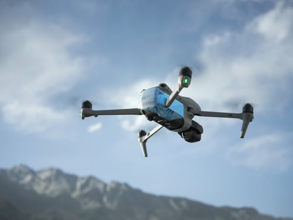 Miniatyrbillede 5 af 11: DJI Air 3s RC-N3 4 rotorer Quadrokopter 50 MP 3840 x 2160 pixel 4276 mAh Grå