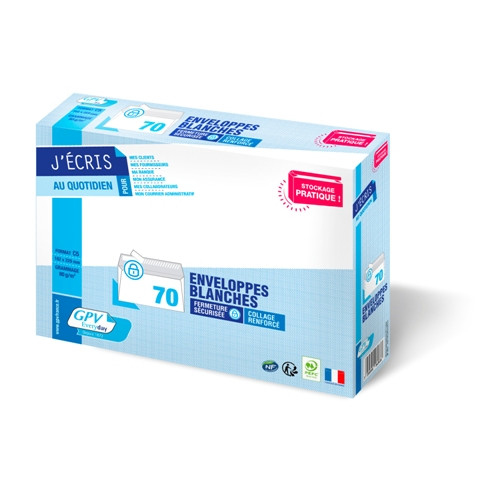 GPV France 6263 kuvert C5 (162 x 229 mm) Vit 70 styck