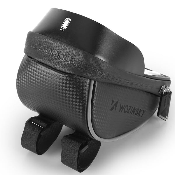 Miniatyrbillede 16 af 19: Wozinsky WBB16BK Front Cykeltaske 1 L Termoplastisk polyurethan (TPU), Plast Sort
